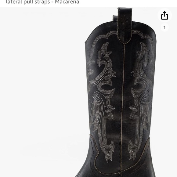 Mezcalero Black Cowboy boots (Women’s 9) - Picture 6 of 10